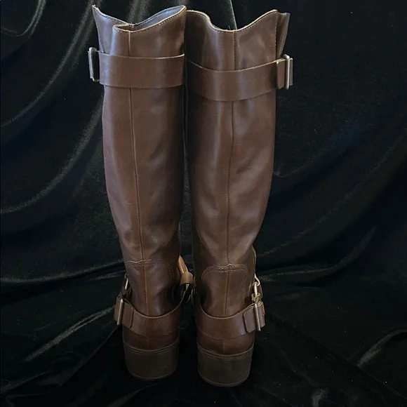 NWOB AREZZO LEATHER MOTO BOOTS 9 - Picture 5 of 7